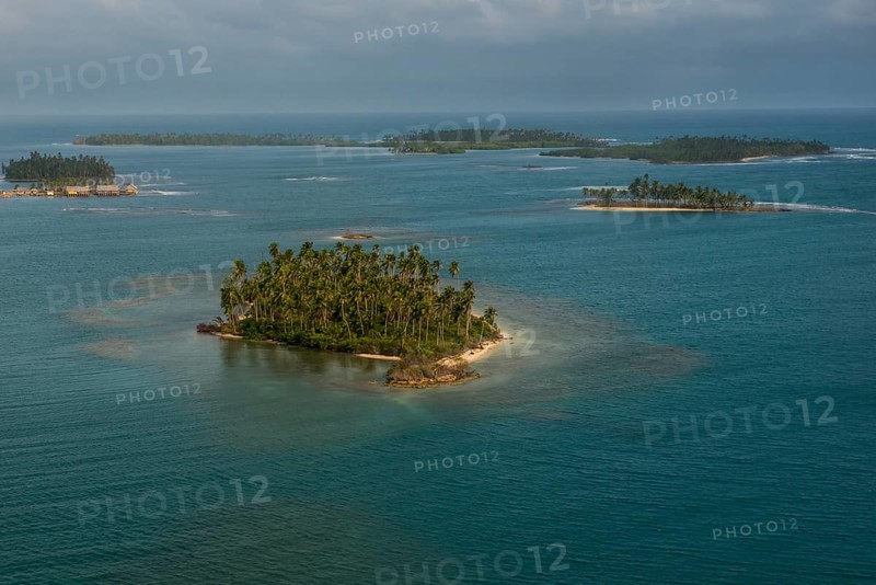 Aerial of the San Blas islands