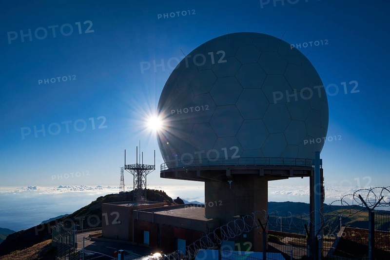 Observatory Forca Aerea on the Pico do Arieiro