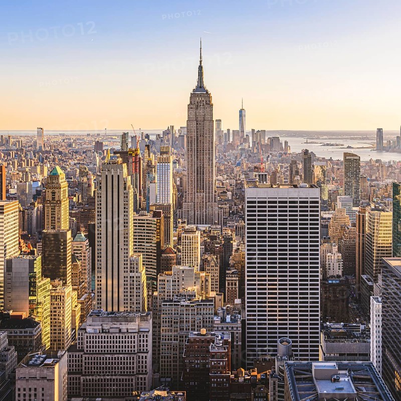 View of Midtown and Downtown Manhattan