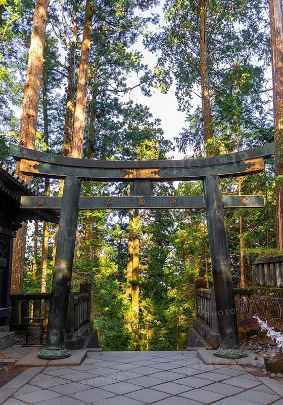 Torii gate at Tosho-gu Shrine from the 17th century