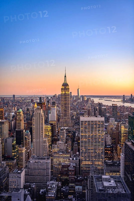 View of Midtown and Downtown Manhattan