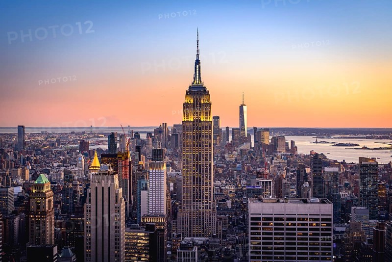 View of Midtown and Downtown Manhattan