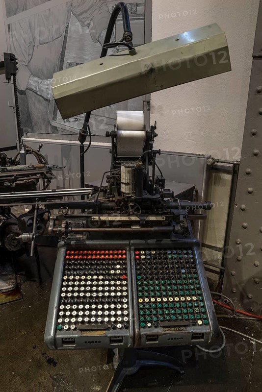 Historical Monotype typesetting machine
