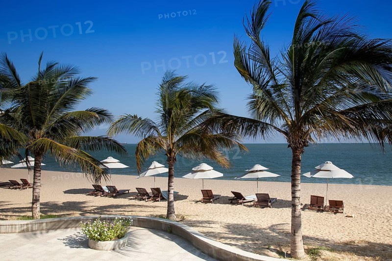 Beach promenade at Saigon Ninh Chu Resort