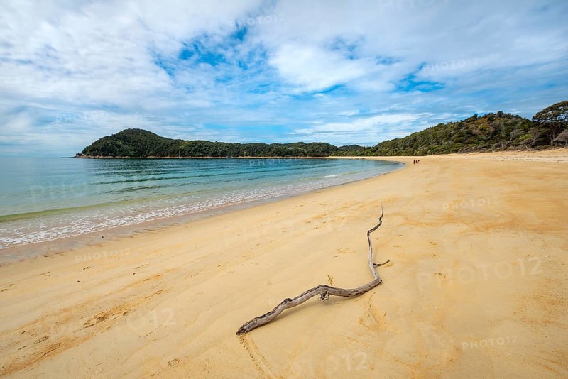 Long sandy beach Anchorage Bay