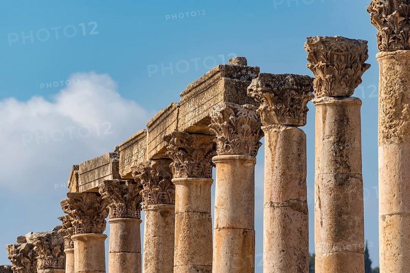 Corinthian Columns of Cardo Maximus street