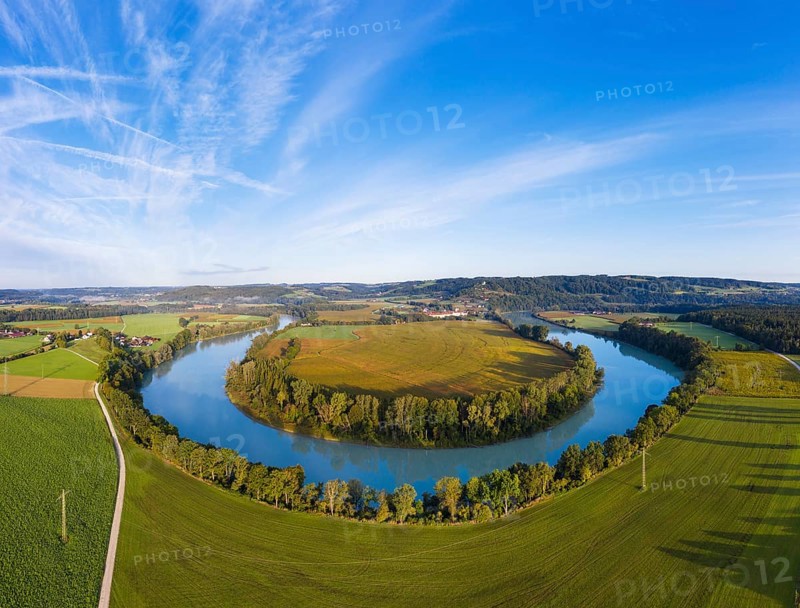 River loop of the Inn