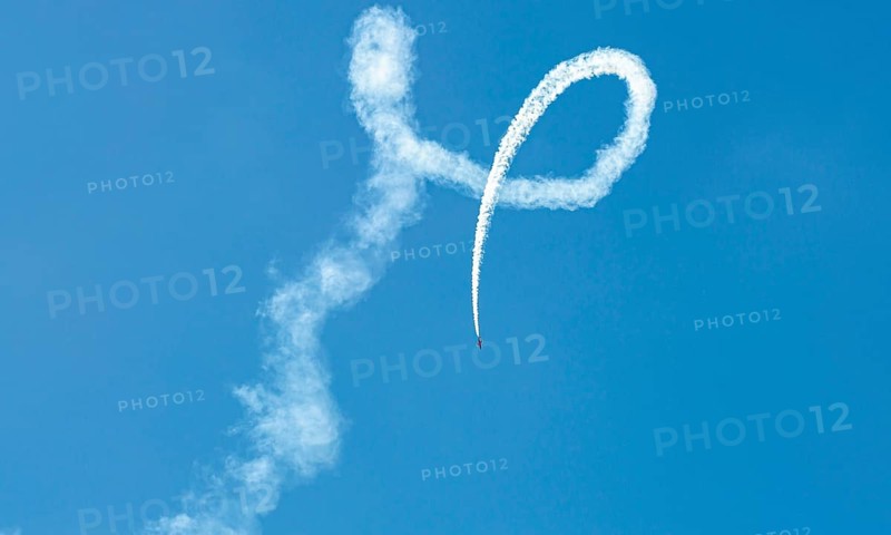 Military aircraft in flight