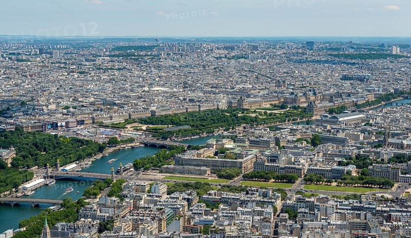 View of the Musee du Louvre