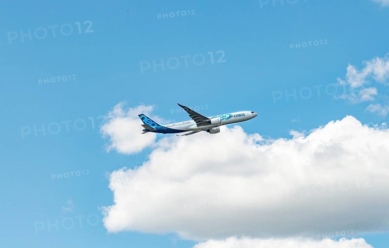 Passenger aircraft Airbus A330neo in flight