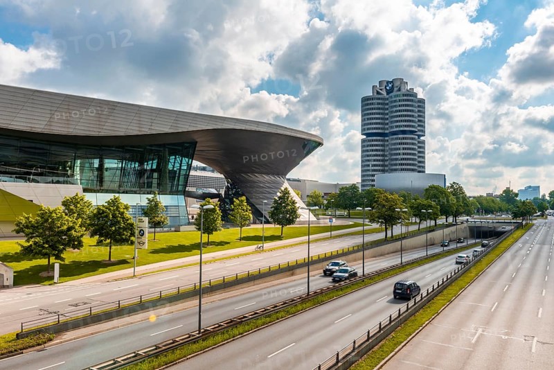 Museum BMW Welt and BMW four-cylinder