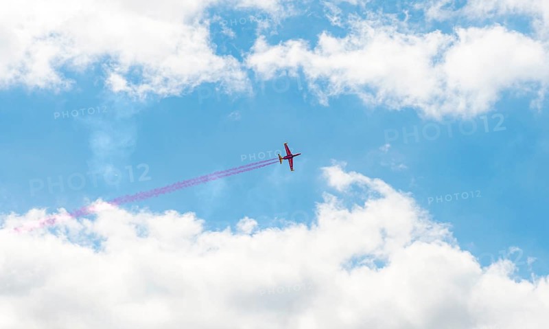 Military aircraft in flight