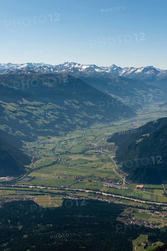 View into the Inn Valley and Zillertal