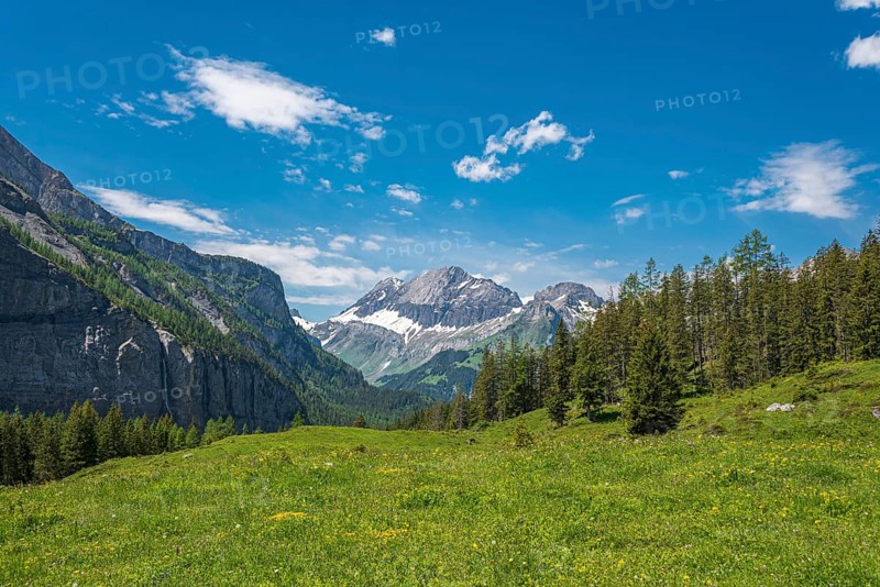 Mountain landscape with the summit of Grosser Lohner