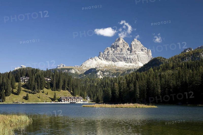 Lake Misurina with the Three Peaks