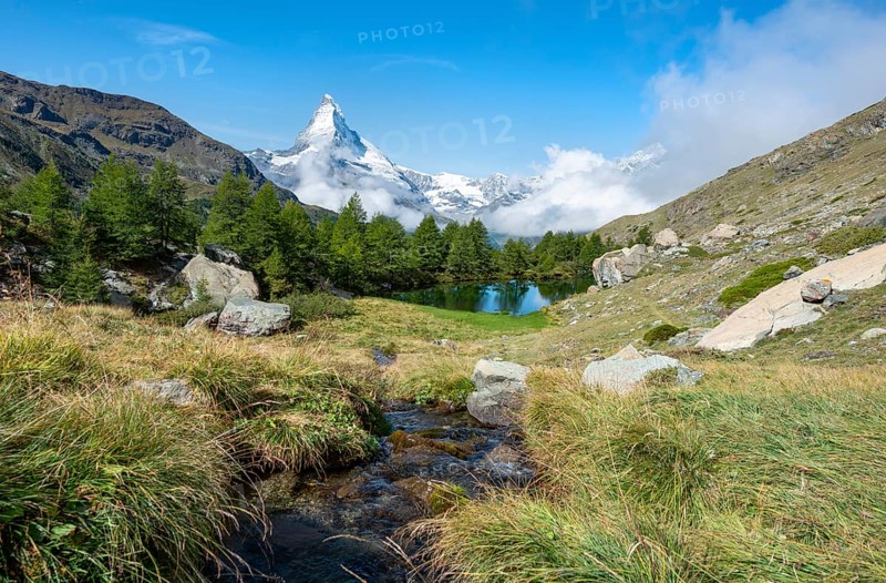 Snow-covered Matterhorn