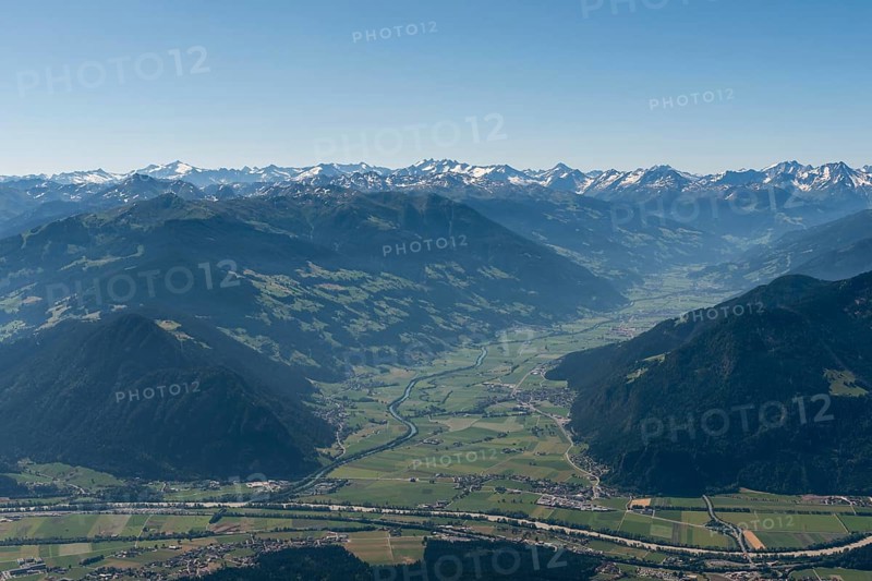 View into the Inn Valley and Zillertal