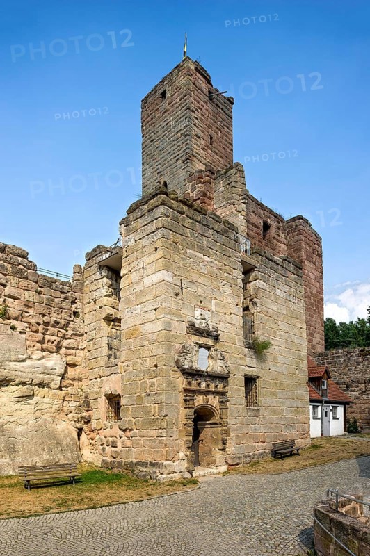 Medieval castle ruin