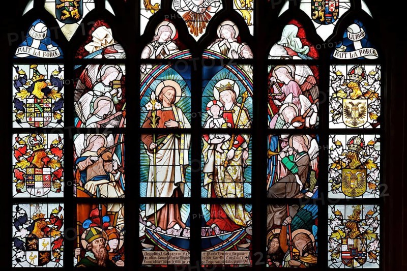 Stained glass window