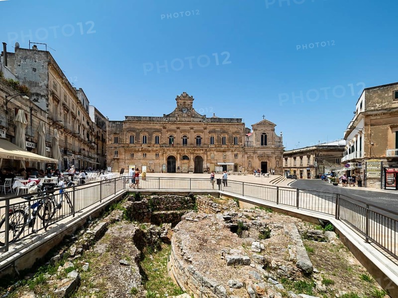 Historical ruins in the old town