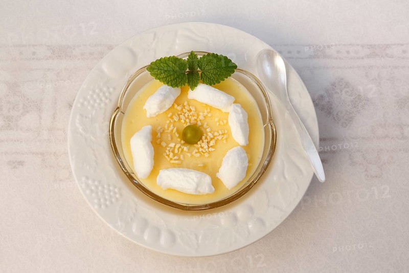 Swabian dessert in dessert bowl