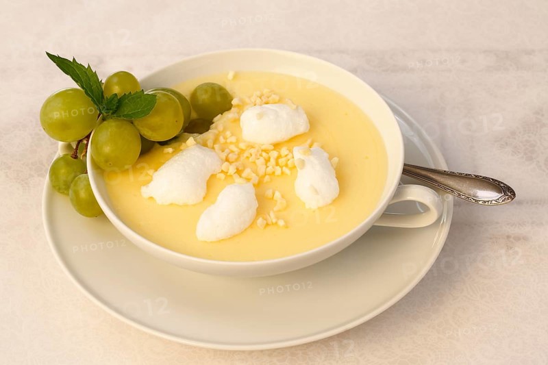 Swabian dessert in dessert bowl