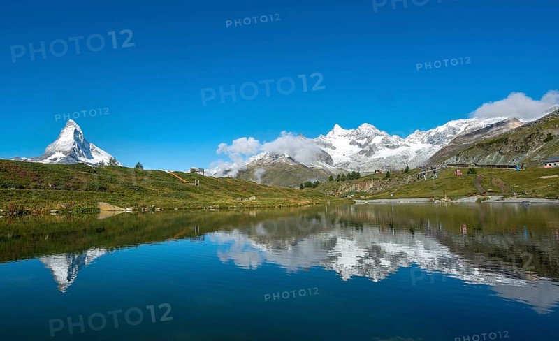 Matterhorn reflected in Lake Leisee