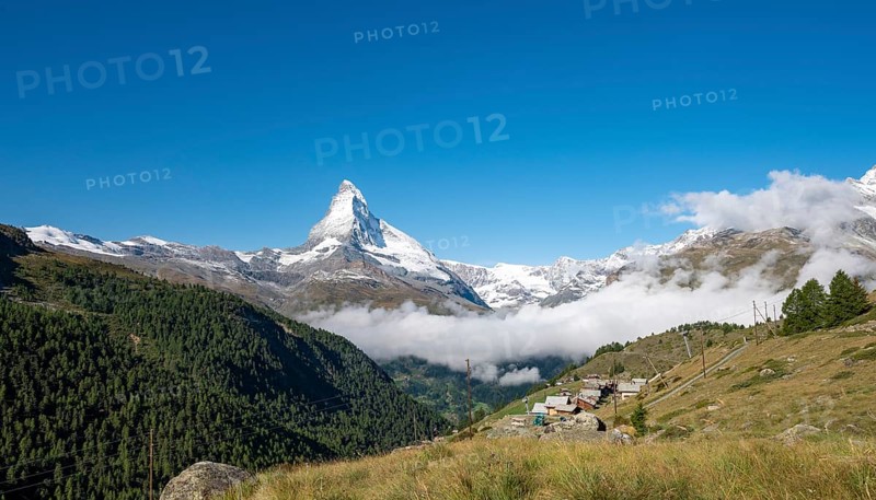 Snow-covered Matterhorn