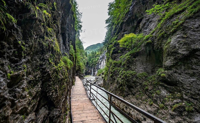 Aare Gorge at Haslital valley or Hasli Valley