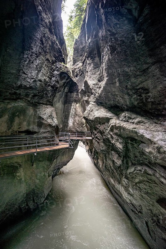 Aare Gorge at Haslital valley or Hasli Valley