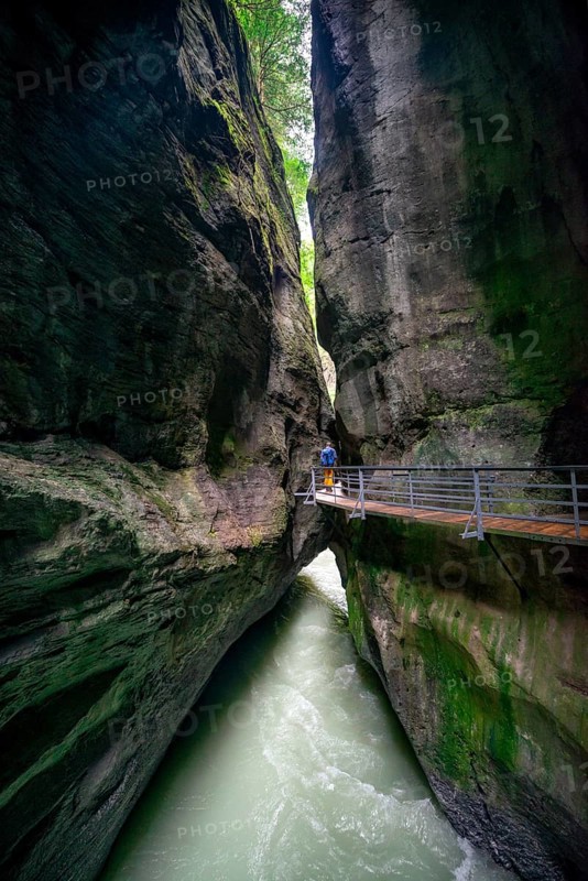Aare Gorge at Haslital valley or Hasli Valley