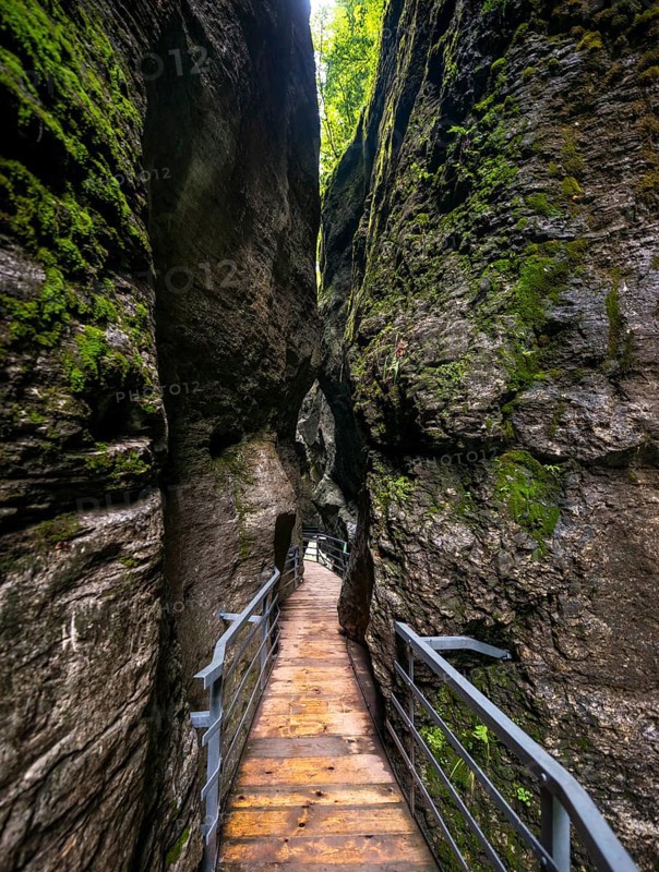Aare Gorge at Haslital valley or Hasli Valley