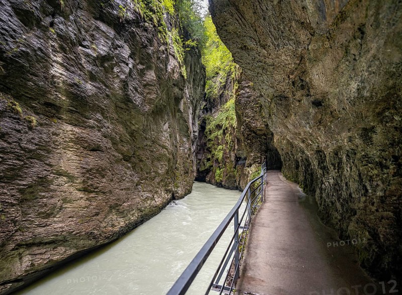 Aare Gorge at Haslital valley or Hasli Valley