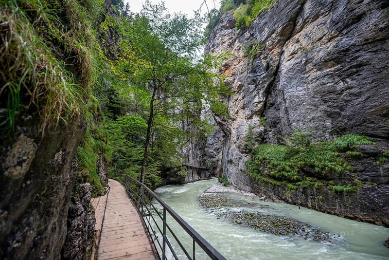 Aare Gorge at Haslital valley or Hasli Valley