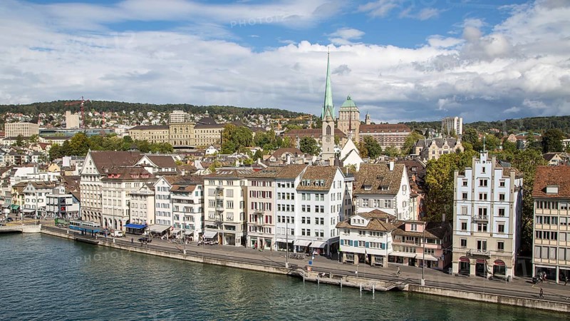 Old town with preacher church and university