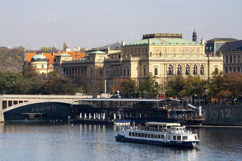 Excursion ship on the Vltava