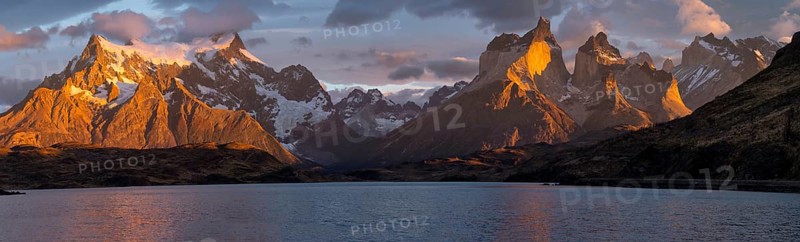 Sunrise over Cuernos del Paine