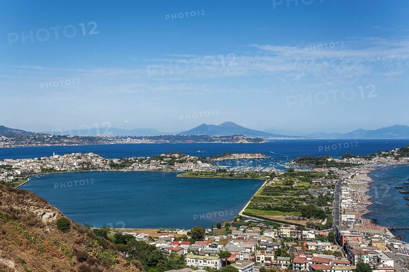 Capo Miseno Promonory with the Lake of Miseno