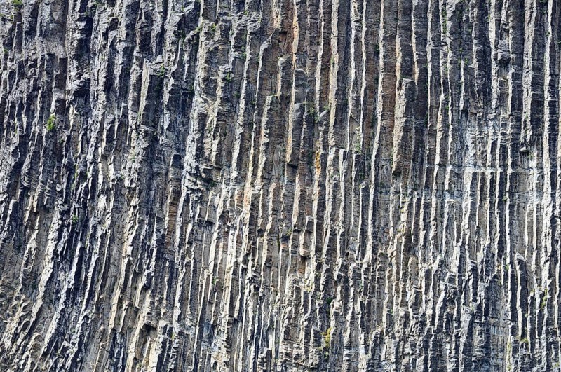 Basalt rock face