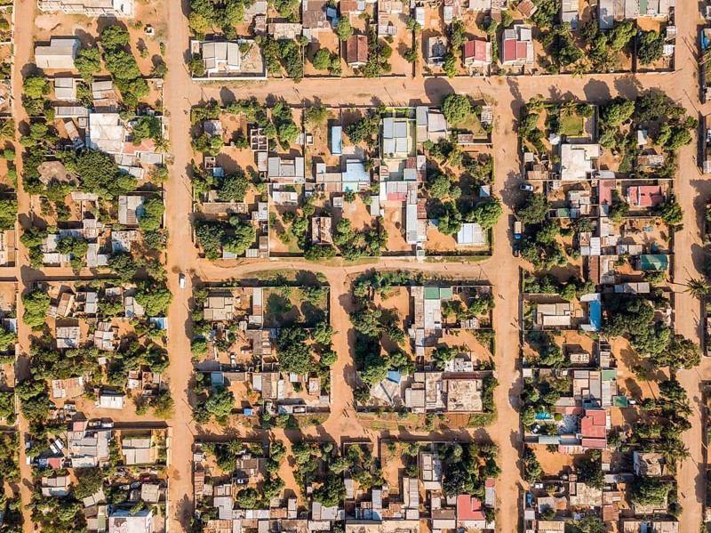 Aerial view of Matola