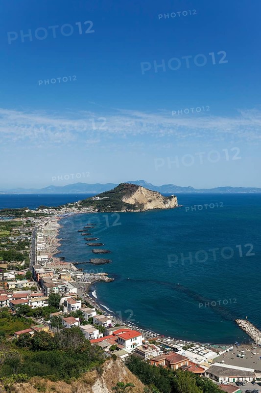 Capo Miseno Promonory with the Lake of Miseno