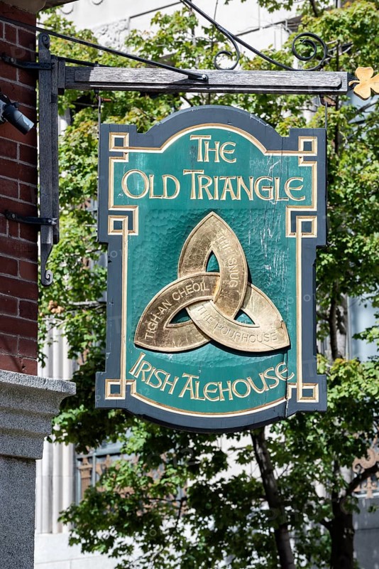 Inn sign in the old town