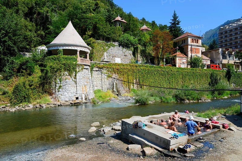 Thermal spring in Baile Herculane