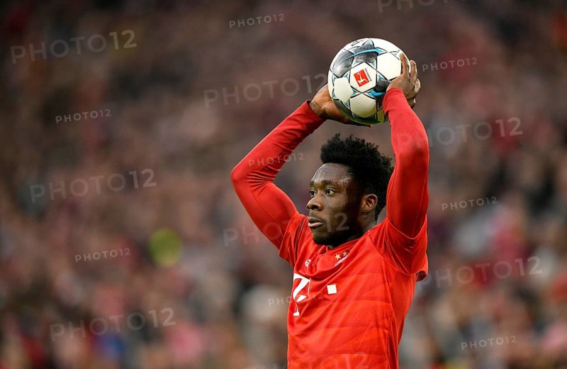Throw-in by Alphonso Davies