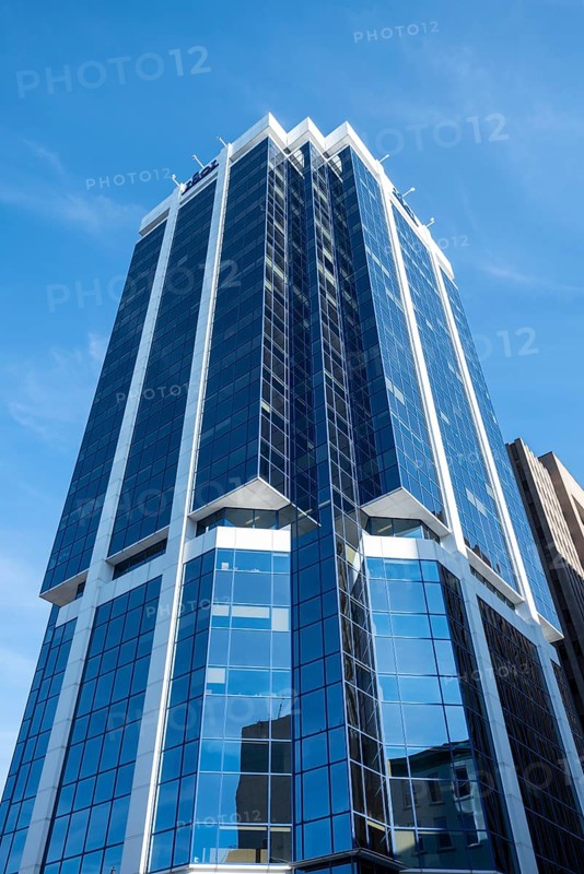 HSBC office tower with glass facade