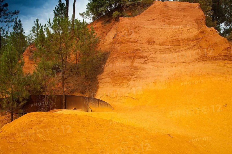Ochre cliffs near Roussillon
