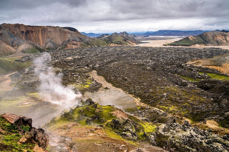 Laugahraun lava field