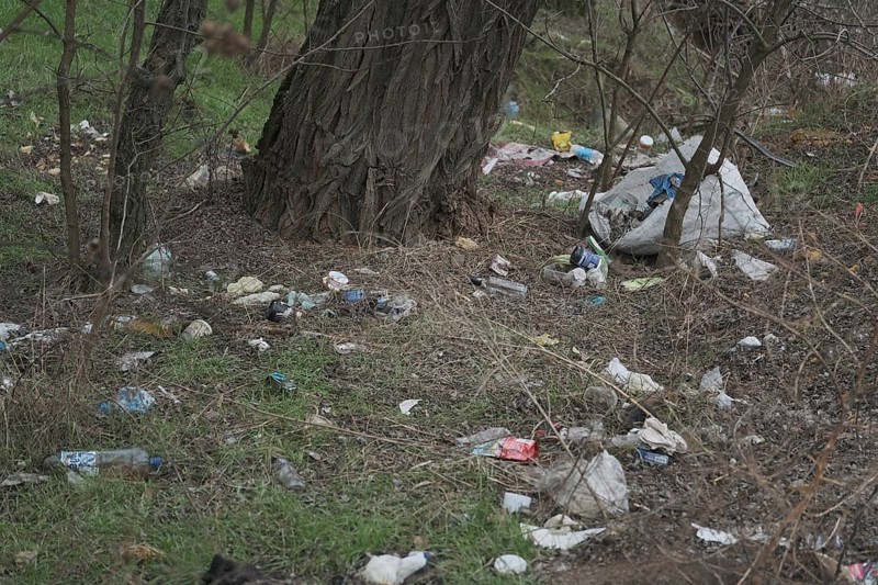 Symbol picture environmental pollution
