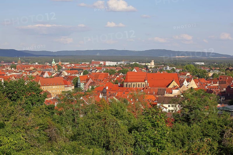 View from the garden of the Neue Residenz to Bamberg