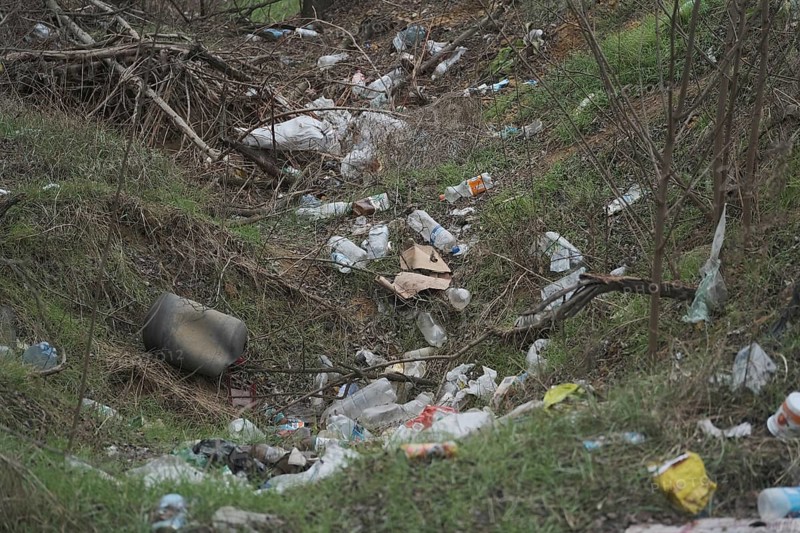 Symbol picture environmental pollution